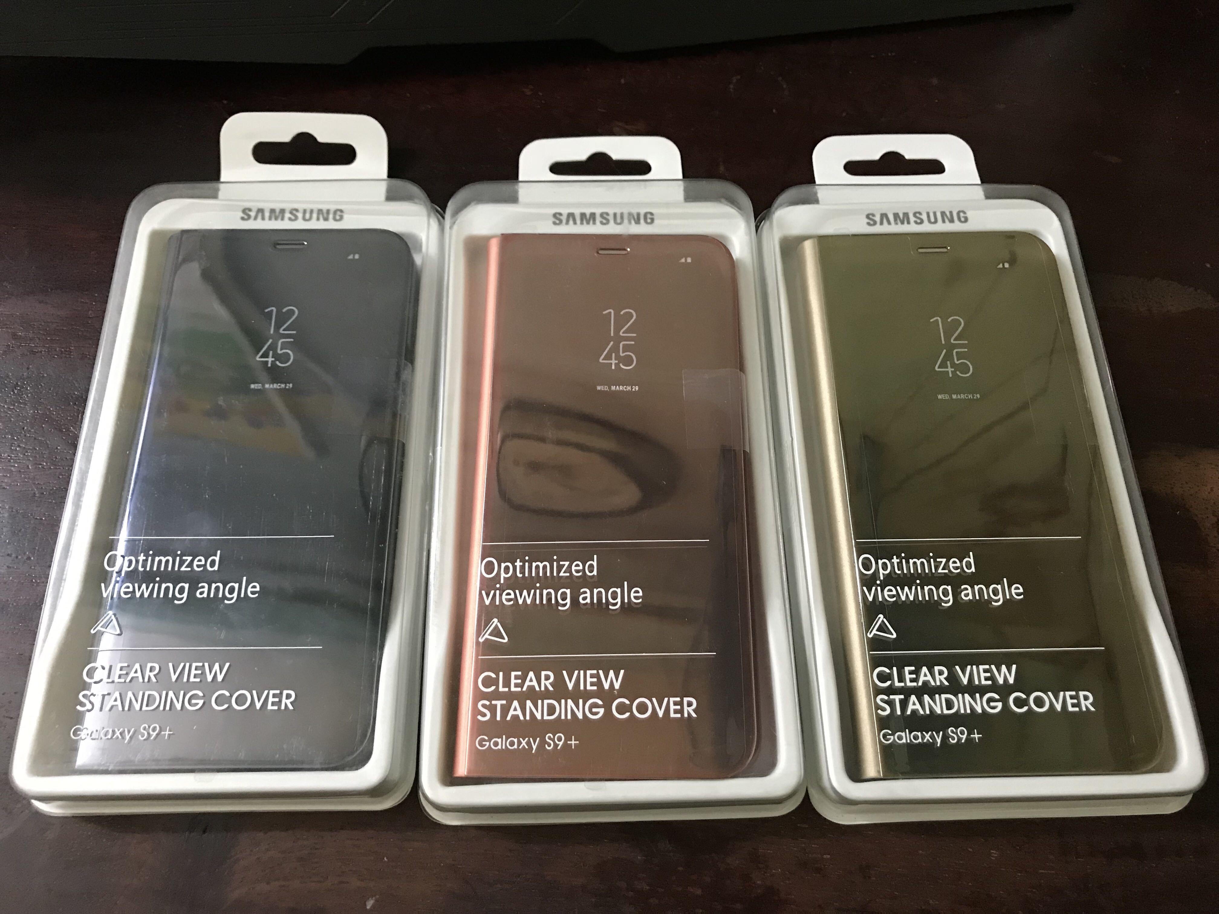 Bao da clear view cho samsung galaxy S9/S9 Plus