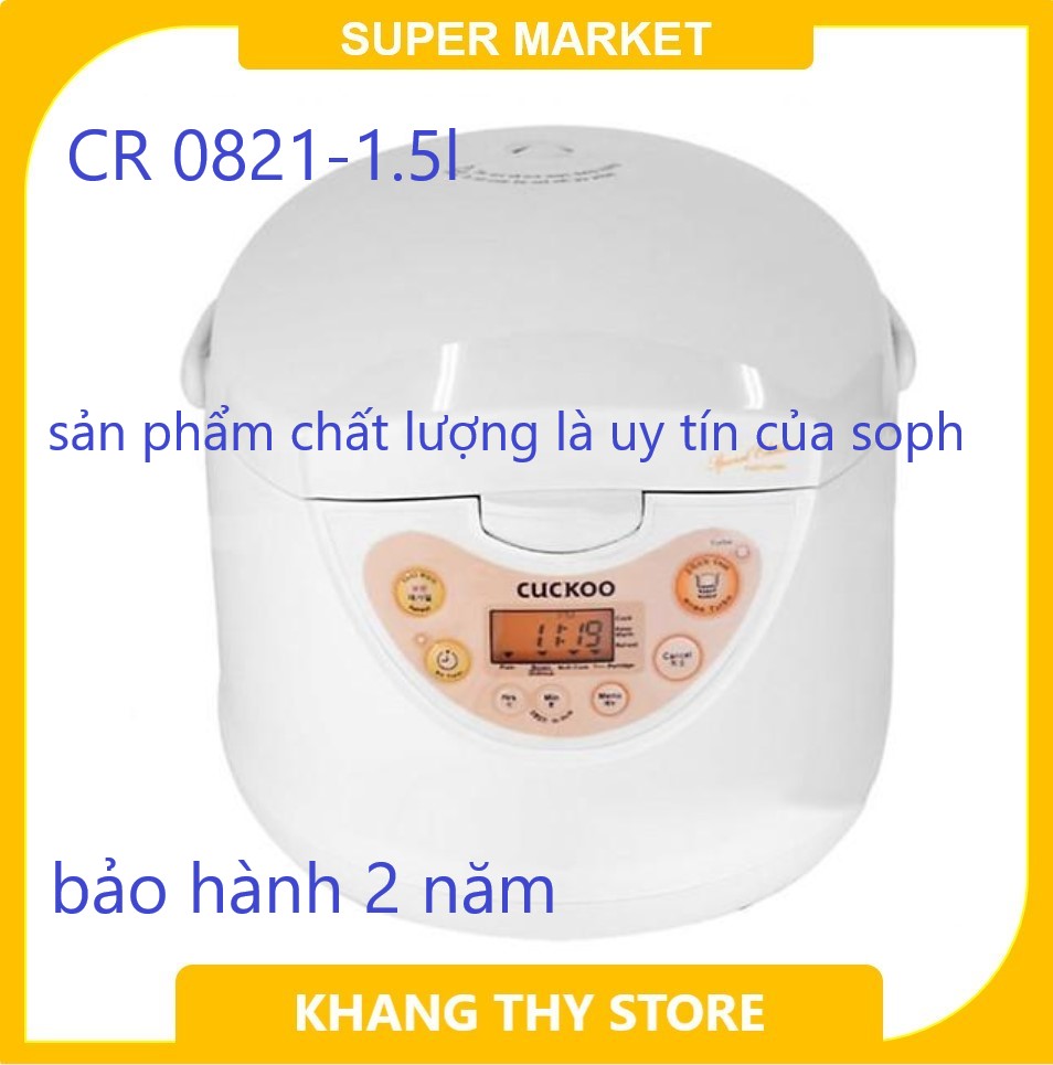 Nồi cơm điện Cuckoo CR-0821F(1.5lít) - Bảo hành 2 năm