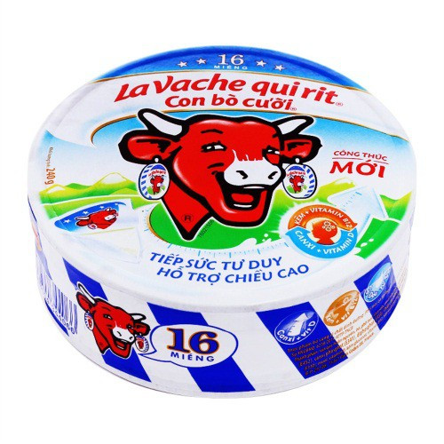 Phô mai Con Bò Cười hộp 240g 16 miếng