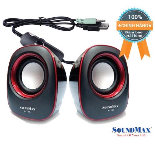 Loa vi tính SoundMax A130 2.0 6W (RMS) - Hàng chính hãng