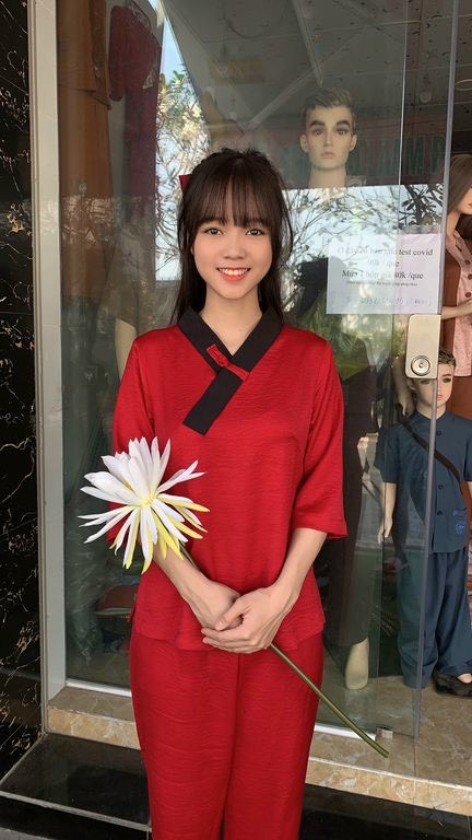 Đồ Lam Đi Chùa #Bộ lụa pháp trơn 1 nút# Quần Áo Nữ
