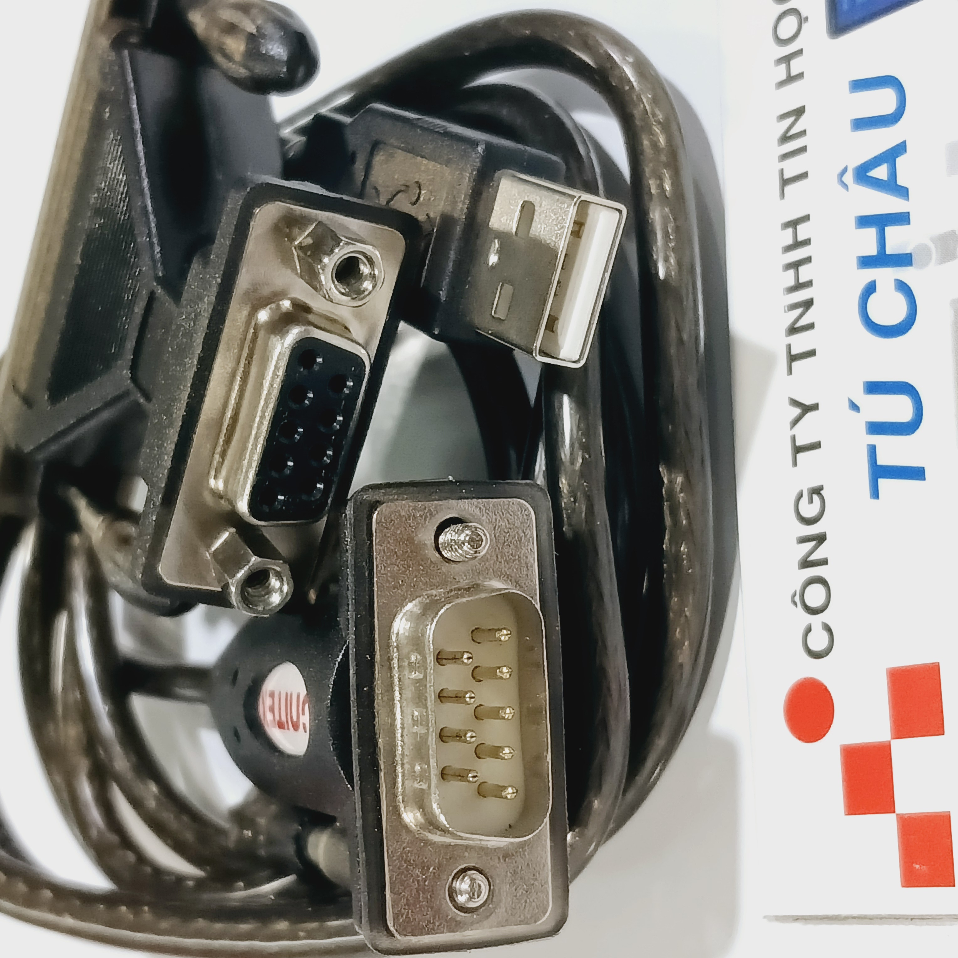 Cáp USB ra RS232 (USB ra Com 9) / Chuẩn USB 2.0 ra RS232 (Com 9 DB9M Kim Đực) / UNITEK