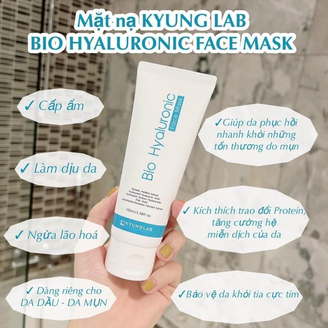 Mặt Nạ B9 Phục Hồi Dịu Da Treatment KYUNGLAB 100ml