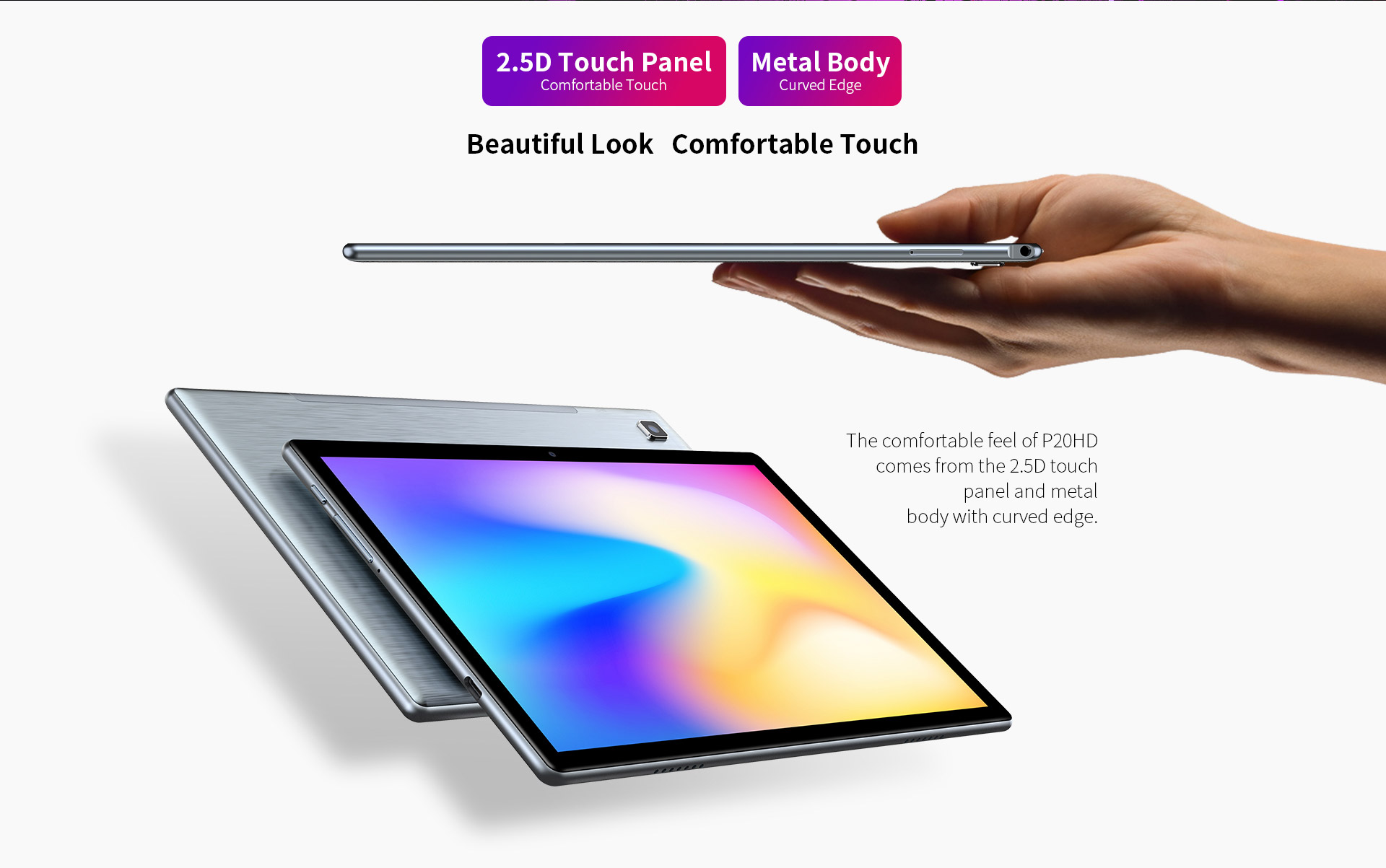 Tablet Teclast P20HD 4G LTE (chip 8 nhân/4G Ram/64G Rom/10.1 inch Full HD)