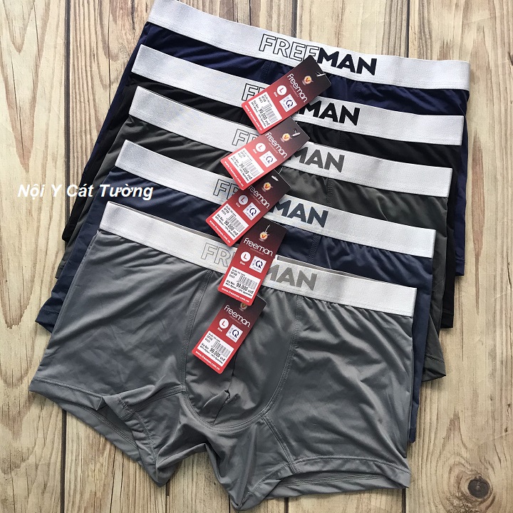 Quần lót nam dạng đùi thun lạnh freeman boxer