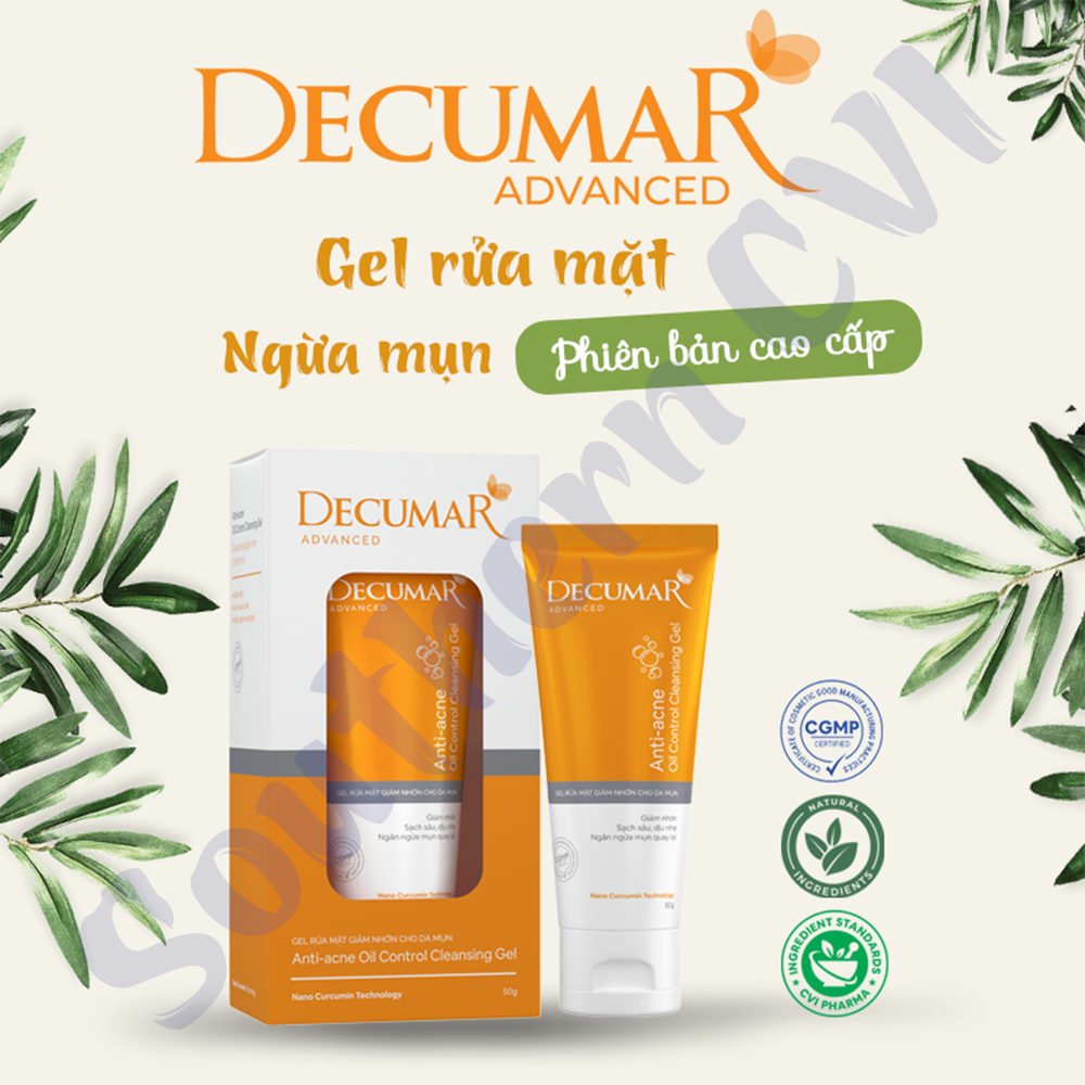 Gel Rửa Mặt Ngừa Mụn Decumar