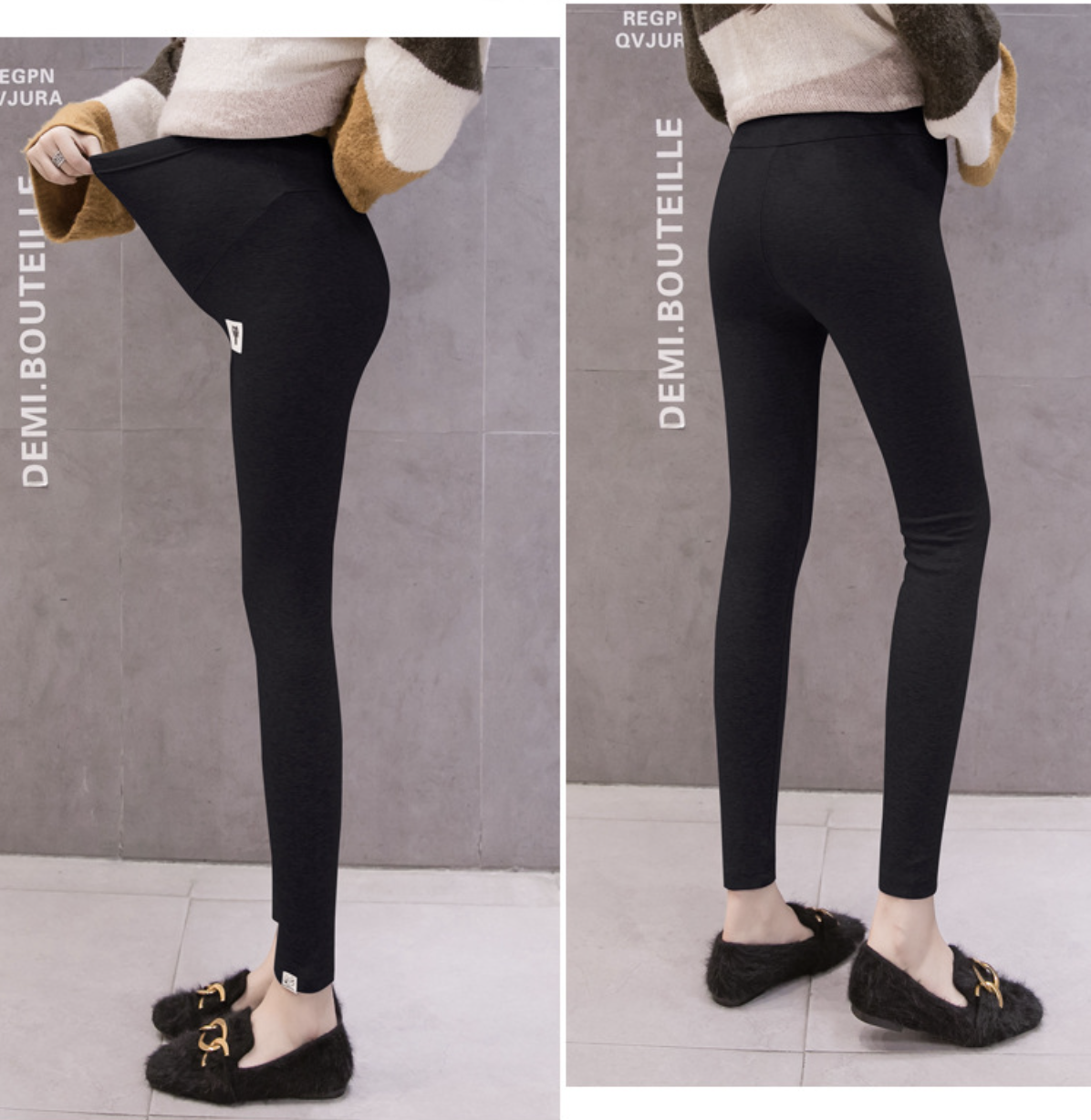 Quần Legging Bầu Lót Lông siêu ấm