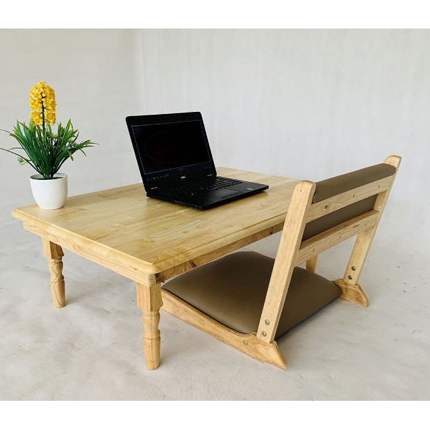 Ghế Ngồi Bệt Tựa Lưng Kiểu Nhật Bọc Da