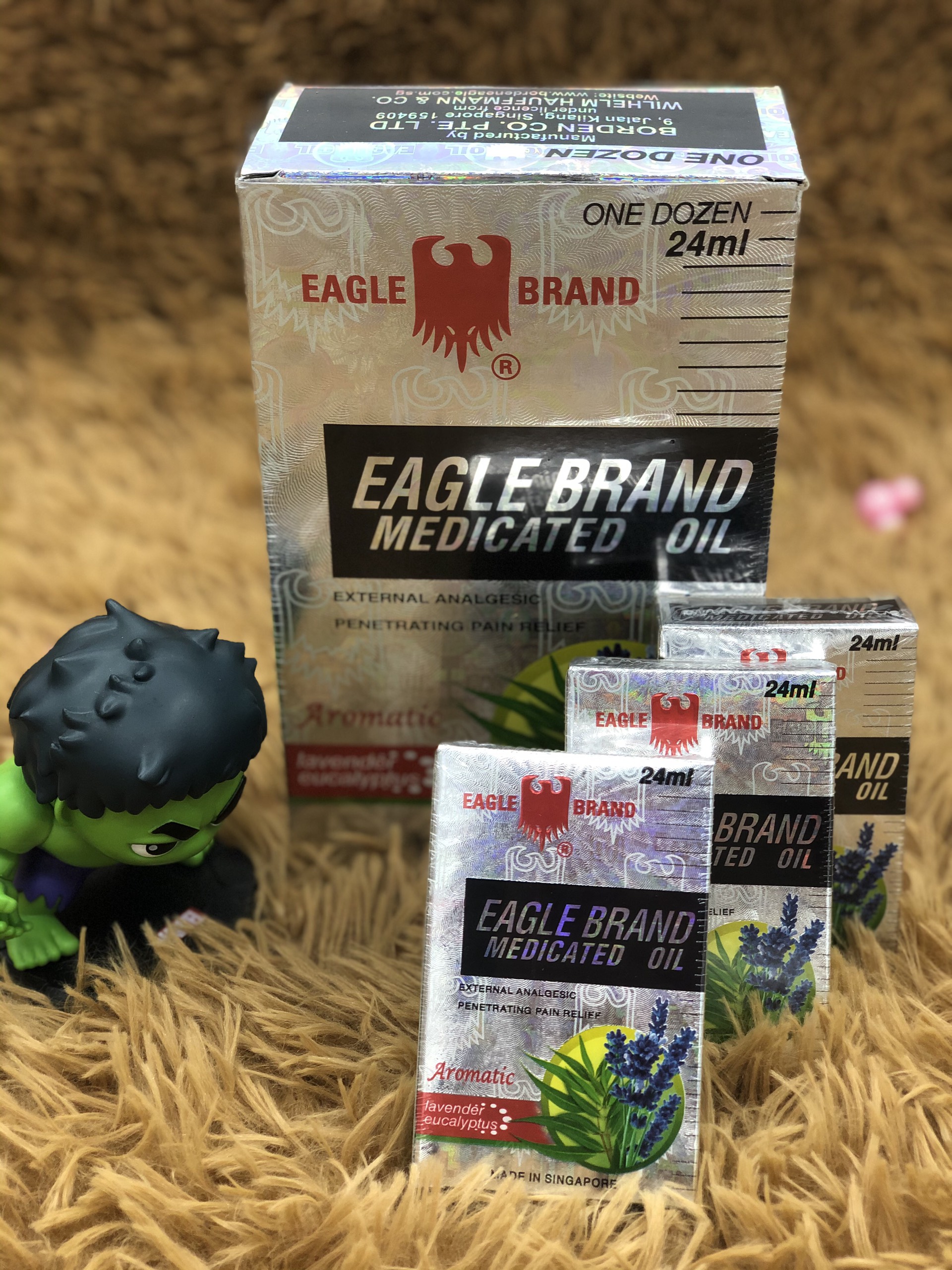 [HCM]Dầu Gió Eagle Brand Medicated Oil Trắng (Con Ó) 24ml