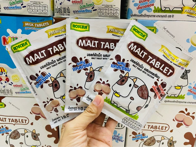 [Tết 2022]Kẹo sữa bò Milk Tablet Thái Lan 18g