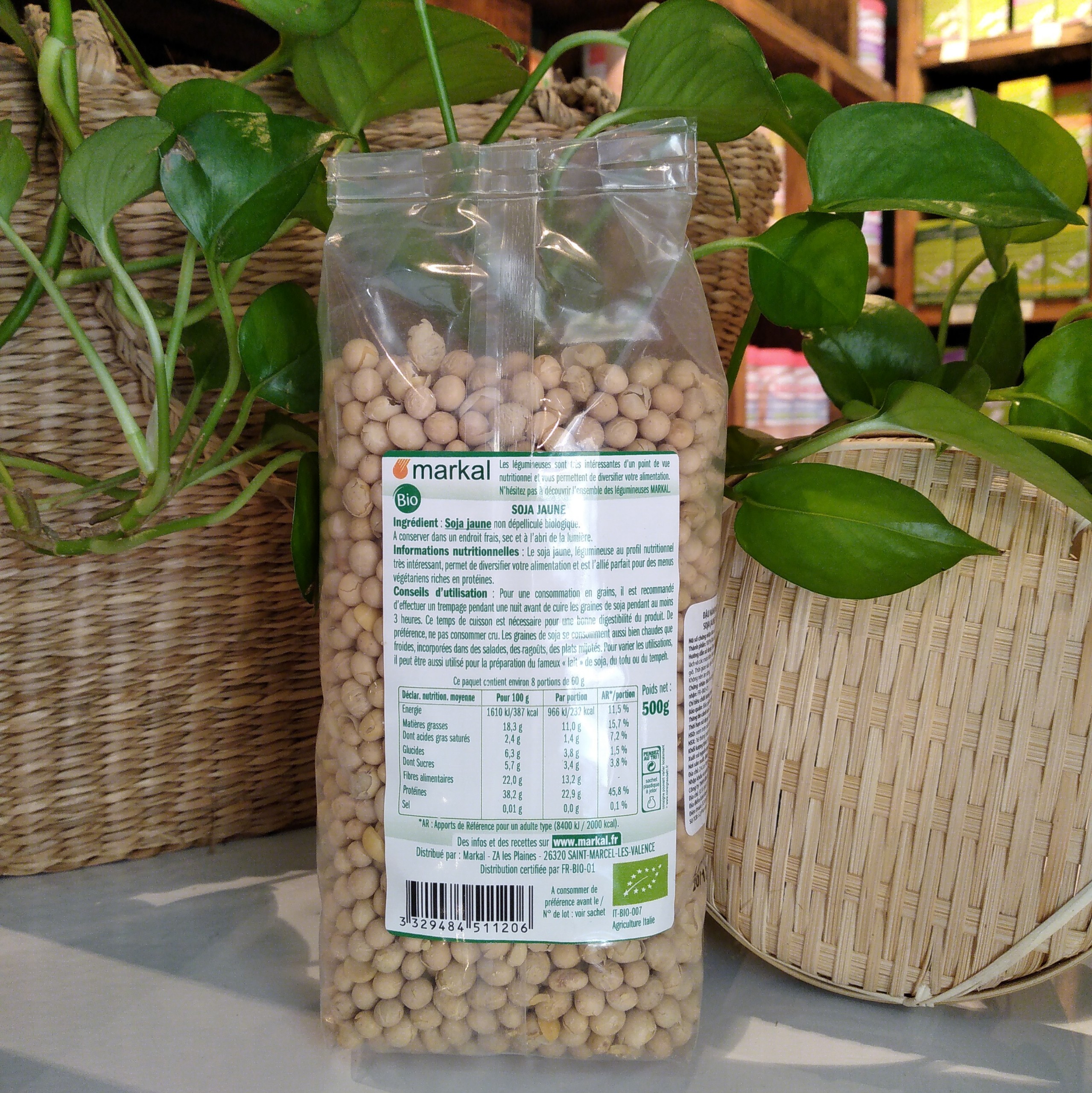Đậu nành hữu cơ Markal 500g - Leafhouse hcm