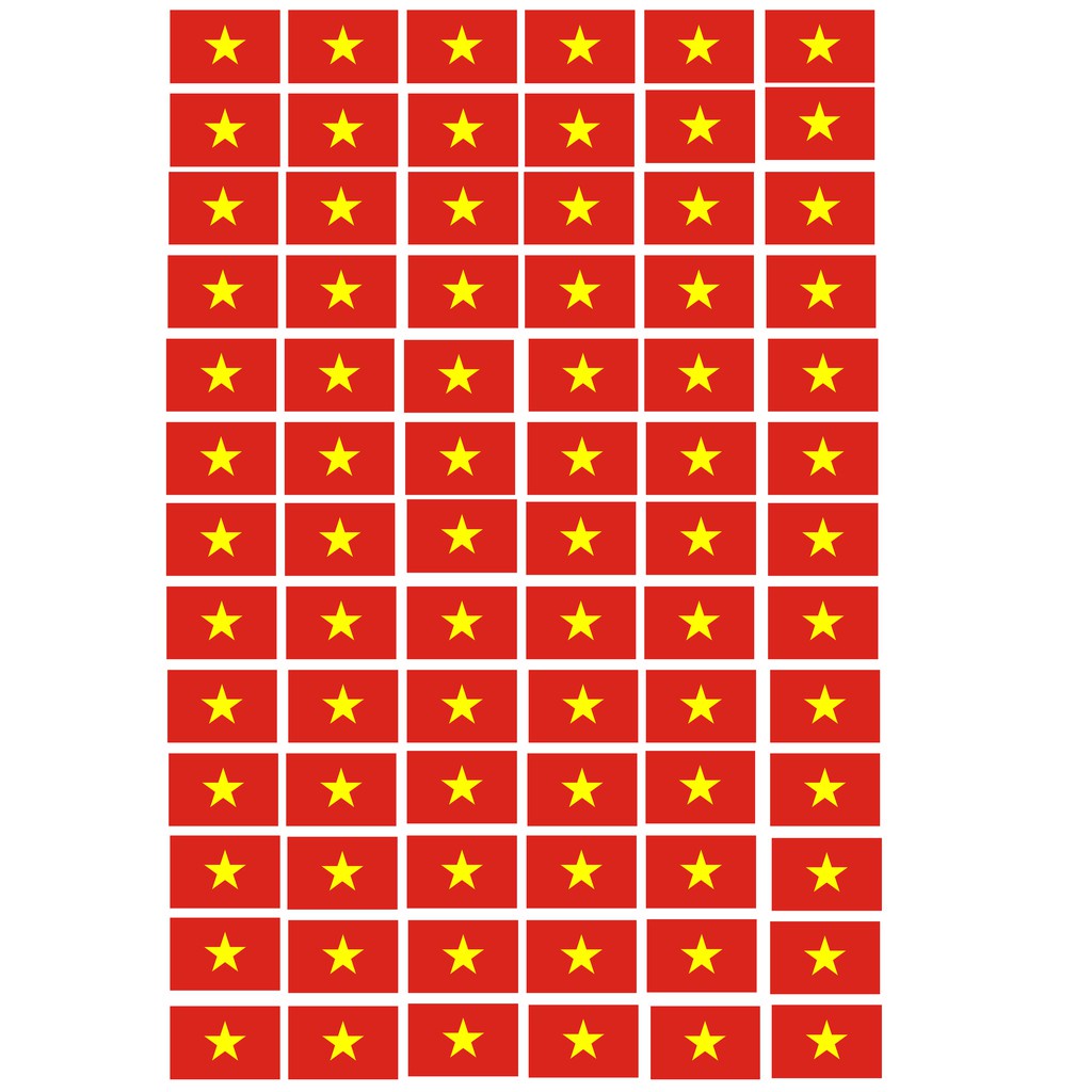 Bộ 10 sticker- dán má cổ động bóng đá việt nam vô đich đá bóng cờ đỏ sao vàng trang trí xe tem decal