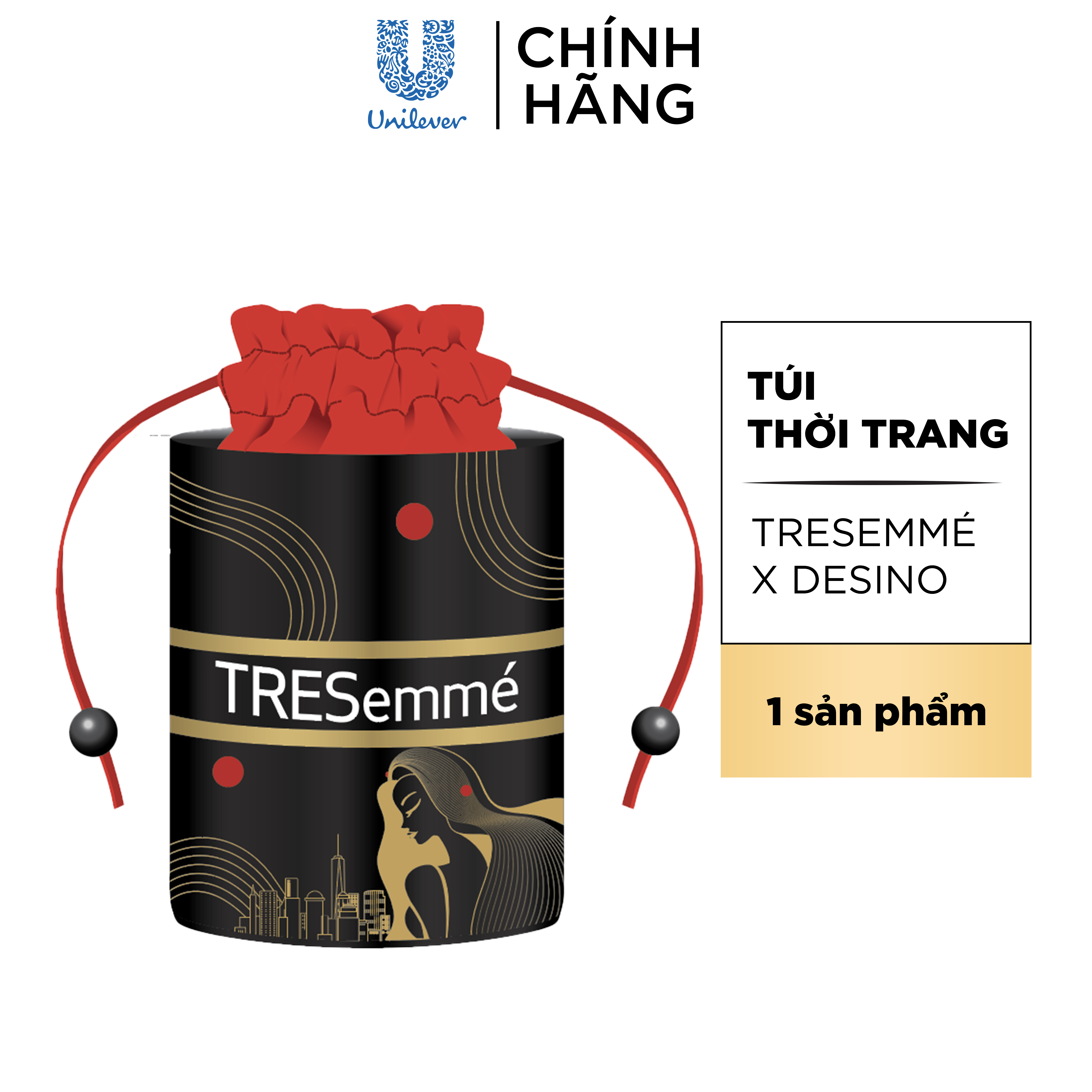 [Hàng tặng không bán - HB Gift] Túi xách TRESemmé Desino