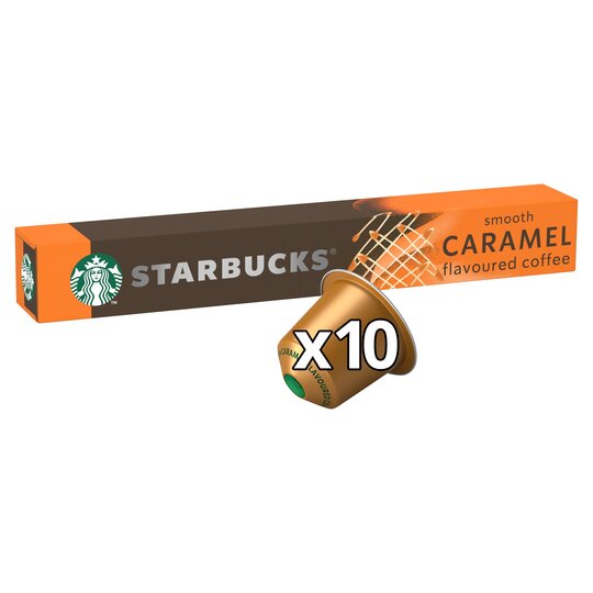 Starbucks® Caramel by Nespresso® - 10 Capsules, DATE 10/2024