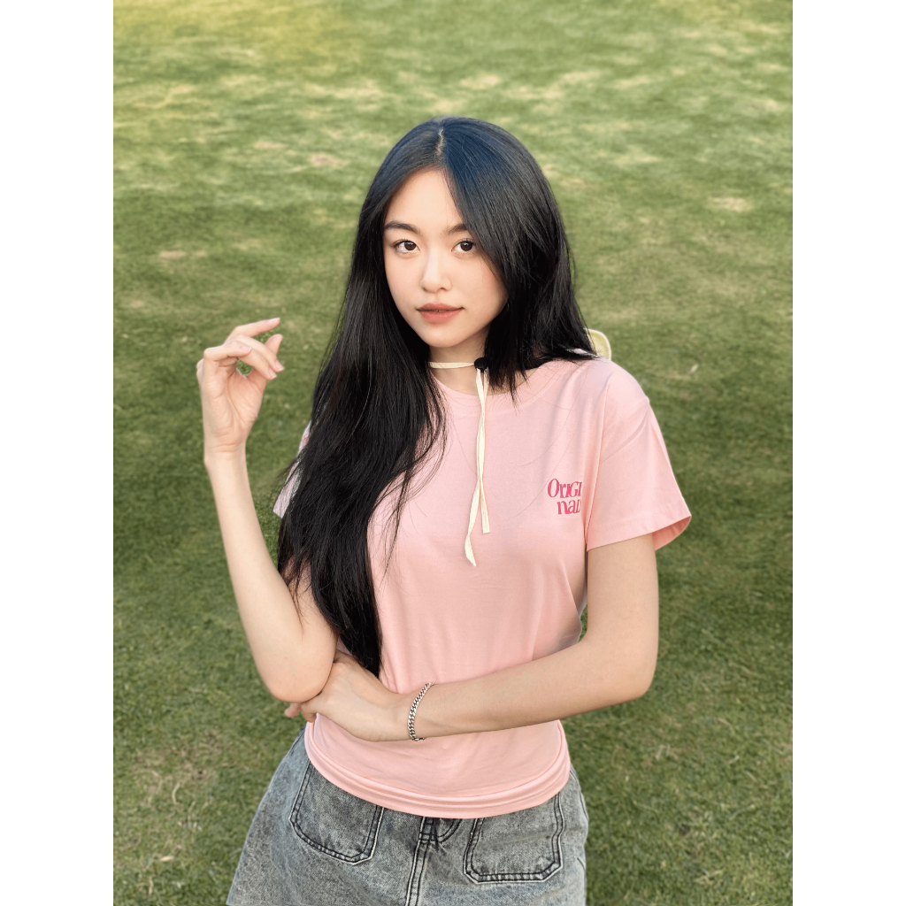 Áo Baby Tee Basic PINK ORIGINAL Mẫu Mới 2023