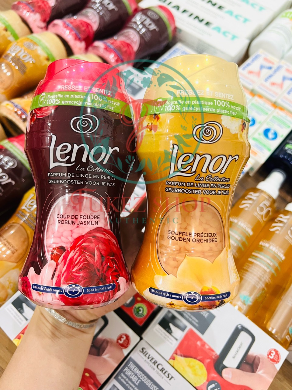 Viên xả vải khô Lenor 154G - Bill Pháp