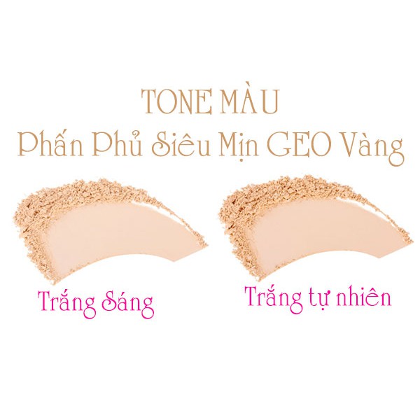 Phấn phủ siêu mịn Catalina Geo Pact (2 Tone màu)