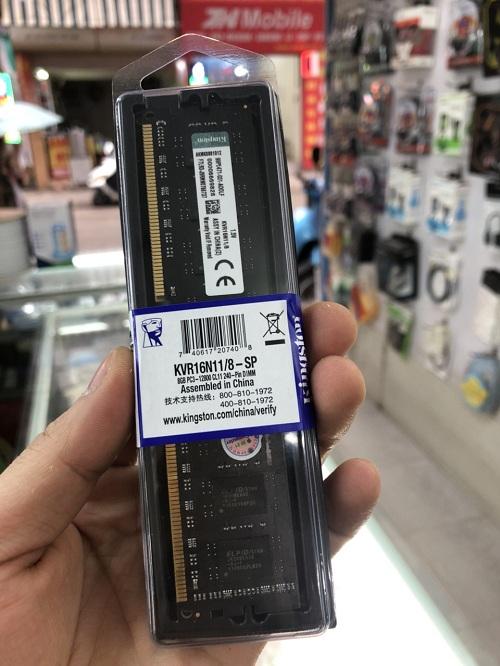 Ram Kingston 8GB DDR3 bus 1600 mới  bh 12 tháng