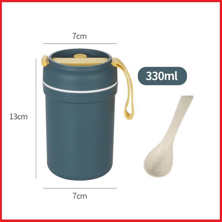 Cốc Đựng Súp Kèm Muỗng 330ml
