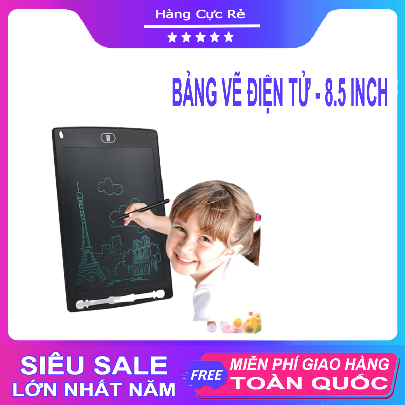 Bảng Vẽ Điện Tử LCD Thông Minh Xóa Nhanh Tích Tắc - Shop Hàng Cực Rẻ