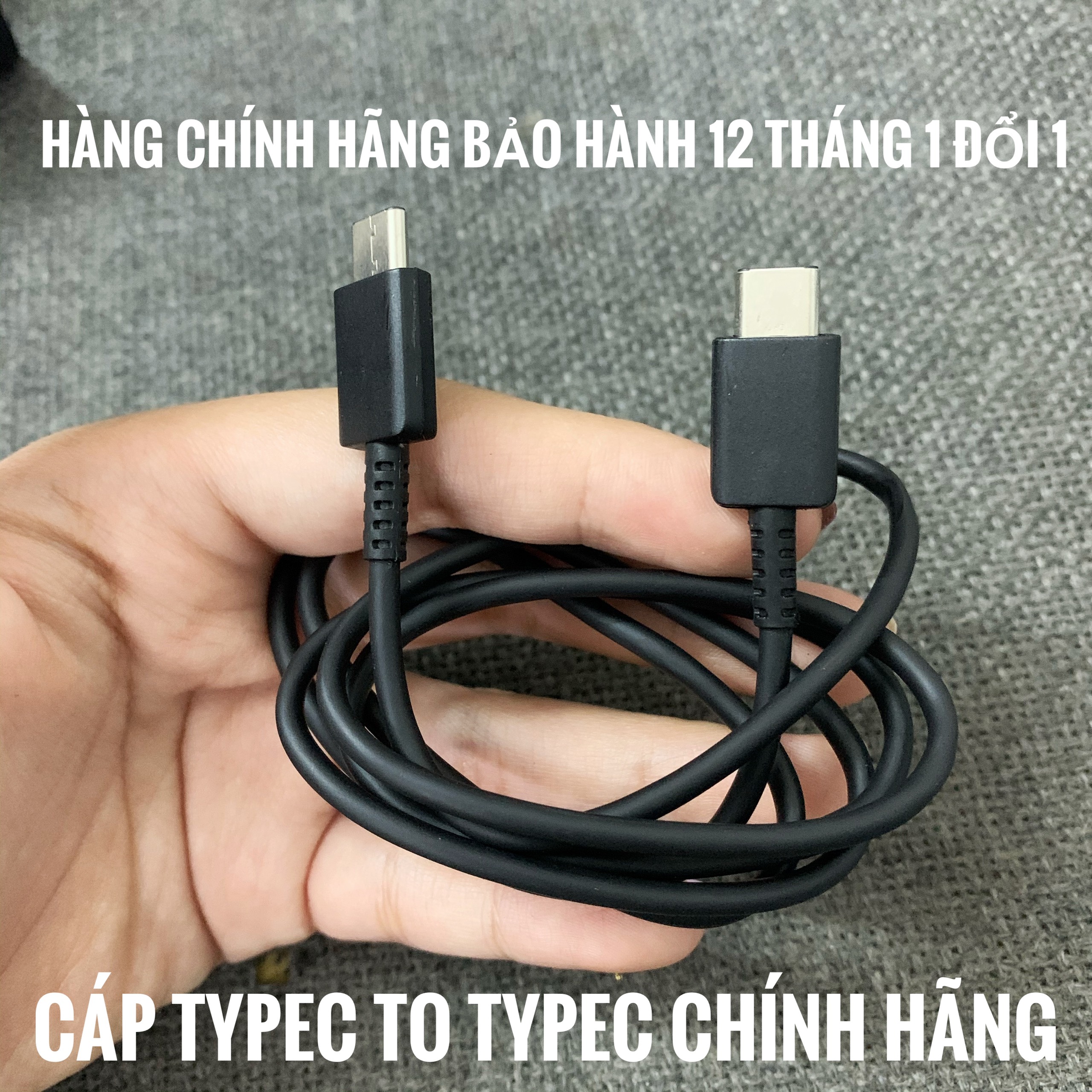 Cáp zin bóc máy TypeC to TypeC cho Samsung Note 10 3A / 5A