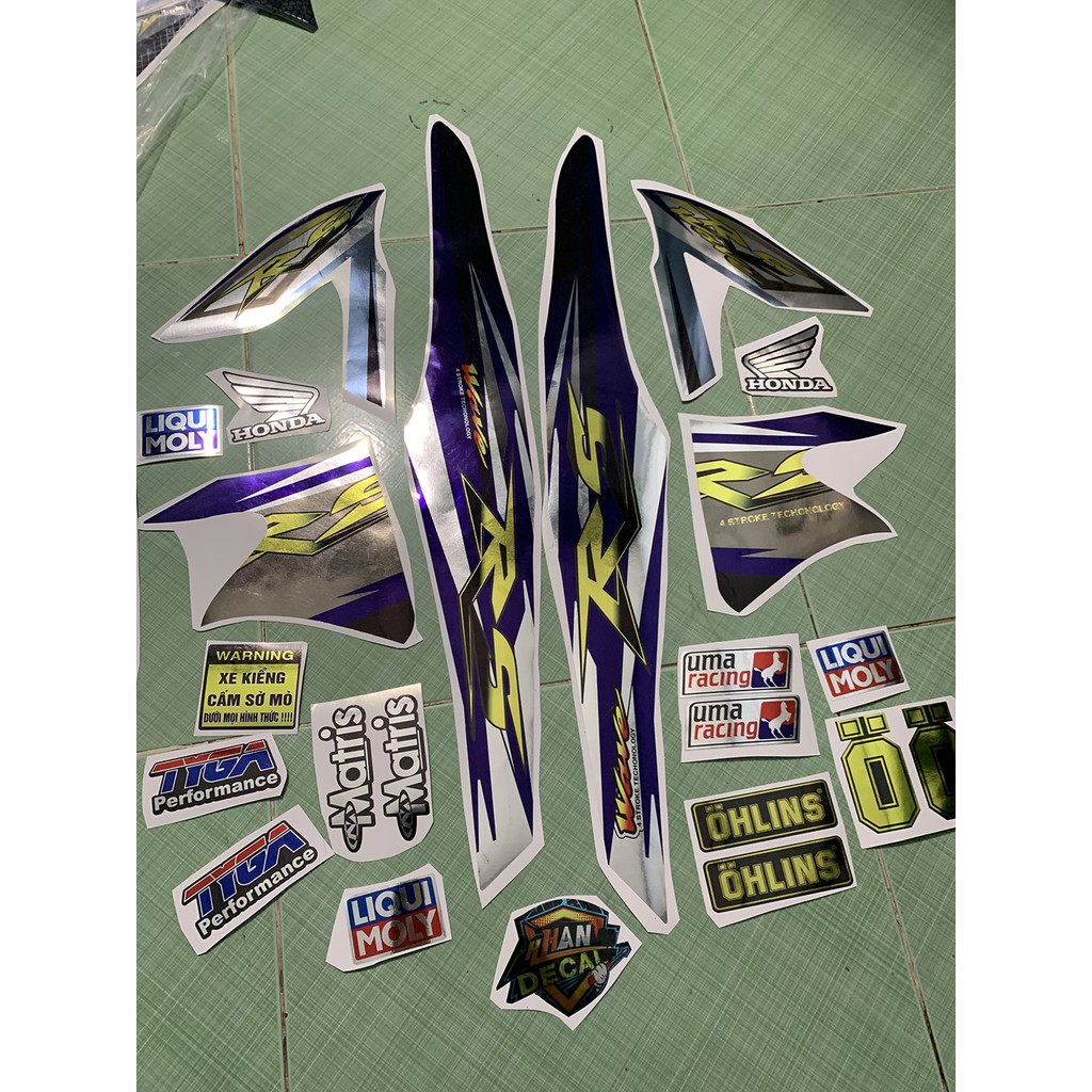 tem wave rs xanh đen crom 2006-2021