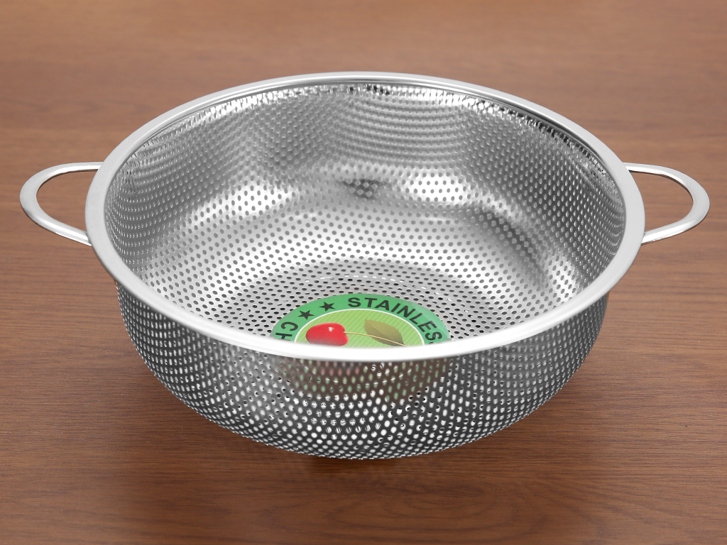 Rổ inox 2 quai cao cấp