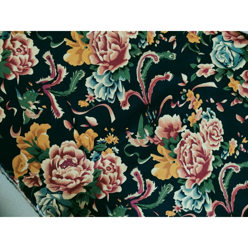 Vải con công cổ chất linen ( Khổ 1.45m x dài nguyên cuộn)