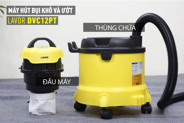 Máy hút bụi khô và ướt Lavor ( Thương hiệu Italia ) DVC 12 PT