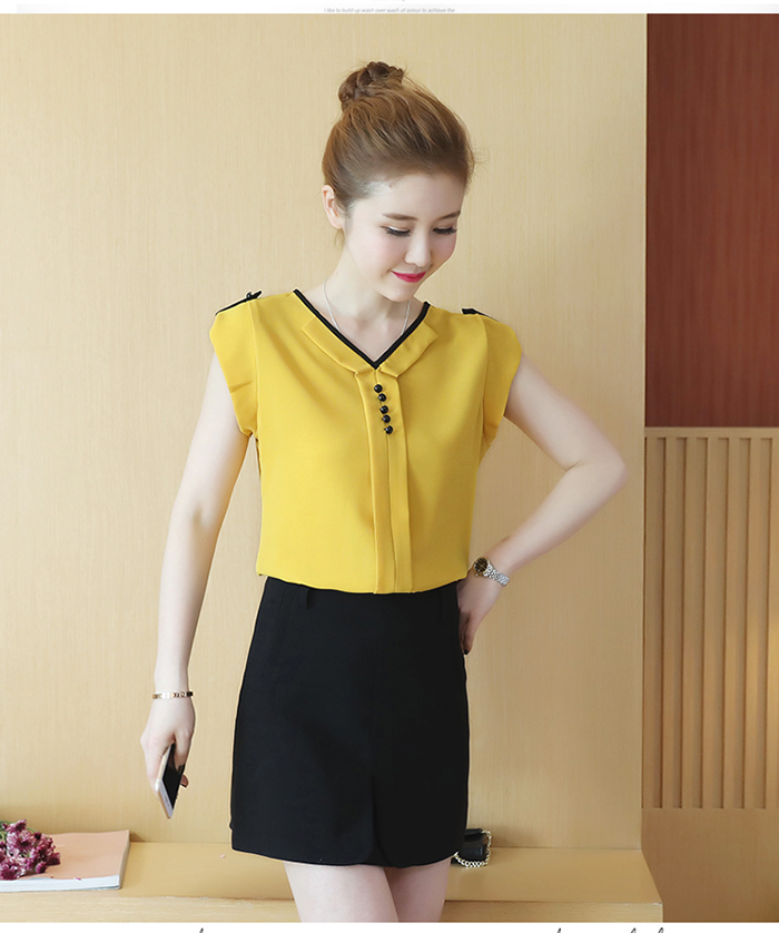 ÁO SƠ MI CỔ VIỀN MÀU NGOCTRANSHOP - NT3307