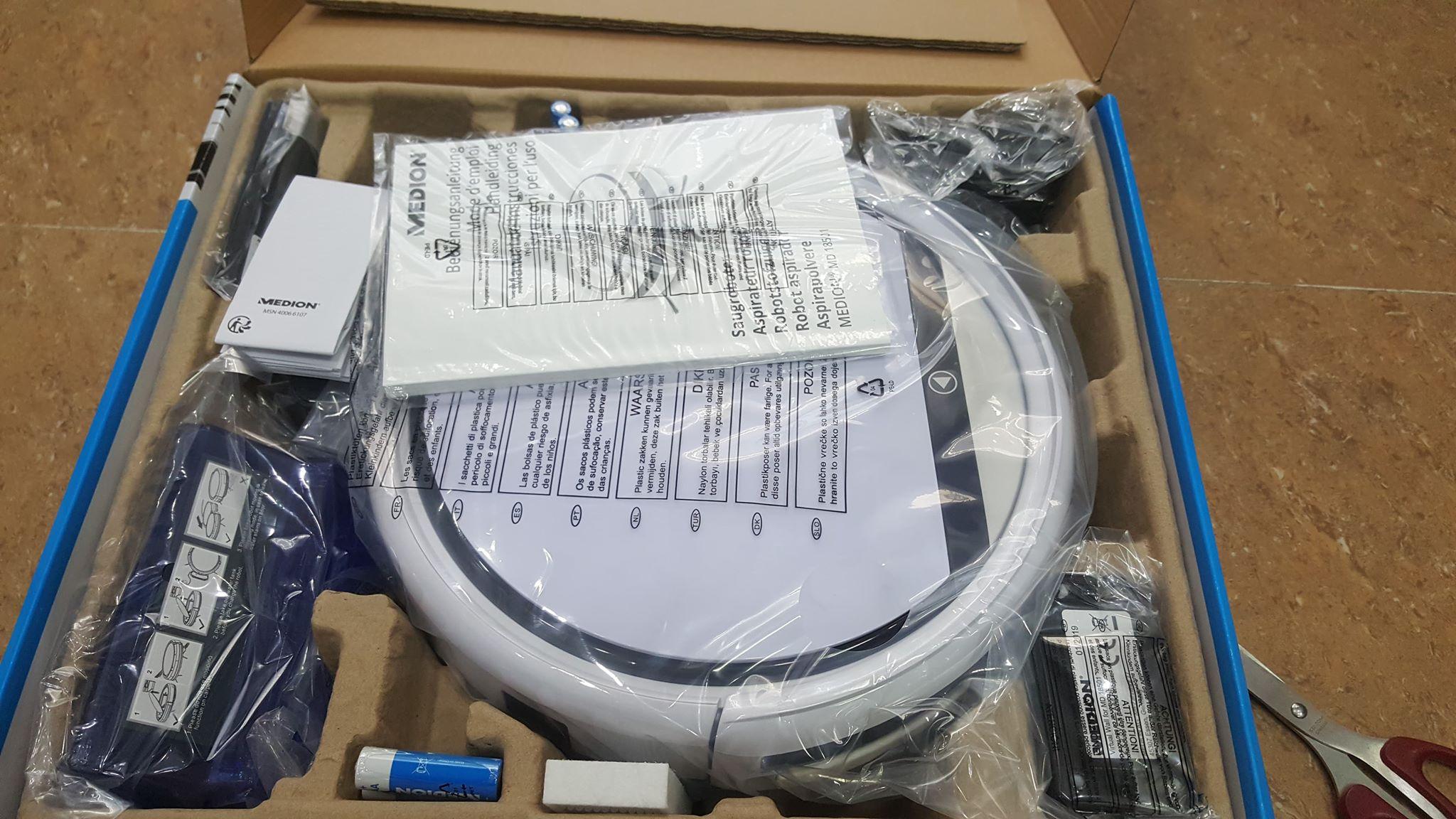 [Trả góp 0%]ROBOT HÚT BỤI LAU NHÀ MEDION MD 18501