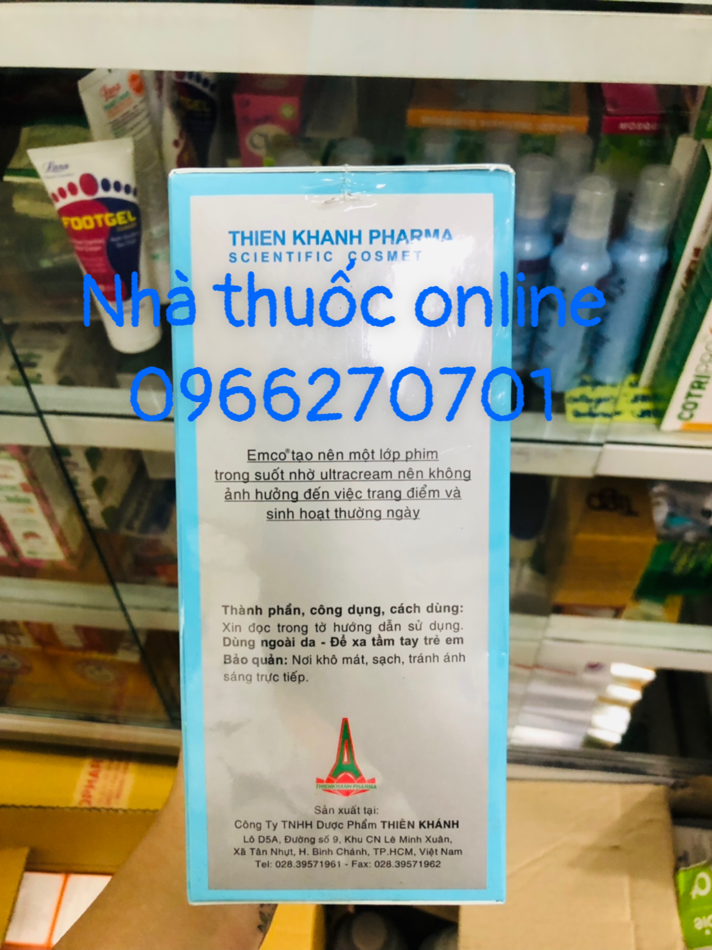 Emco Lăn Chăm Sóc Thâm Quầng Mắt.Tuýp 15 g (Date mới)