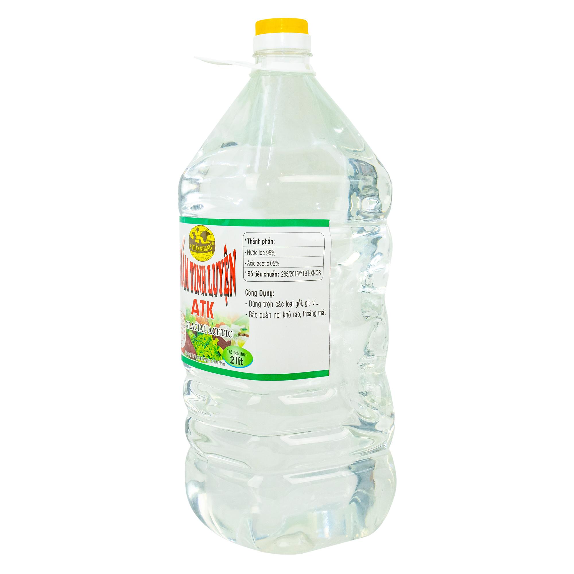 Giấm Ăn Tinh Luyện A Tuấn Khang 2L