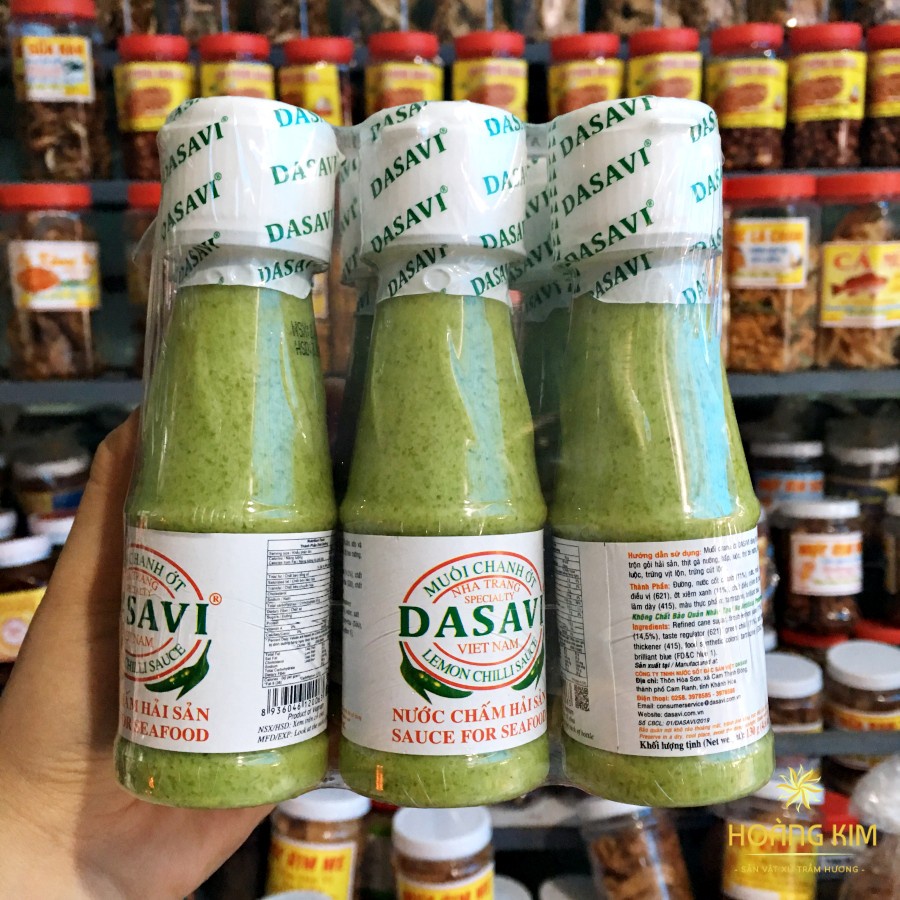 Combo 2 chai muối chanh ớt Dasavi loại lớn [260g]