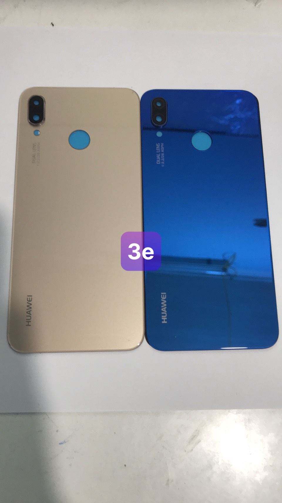 kính lưng huawei Nova 3E - gồm lưng,kính camera