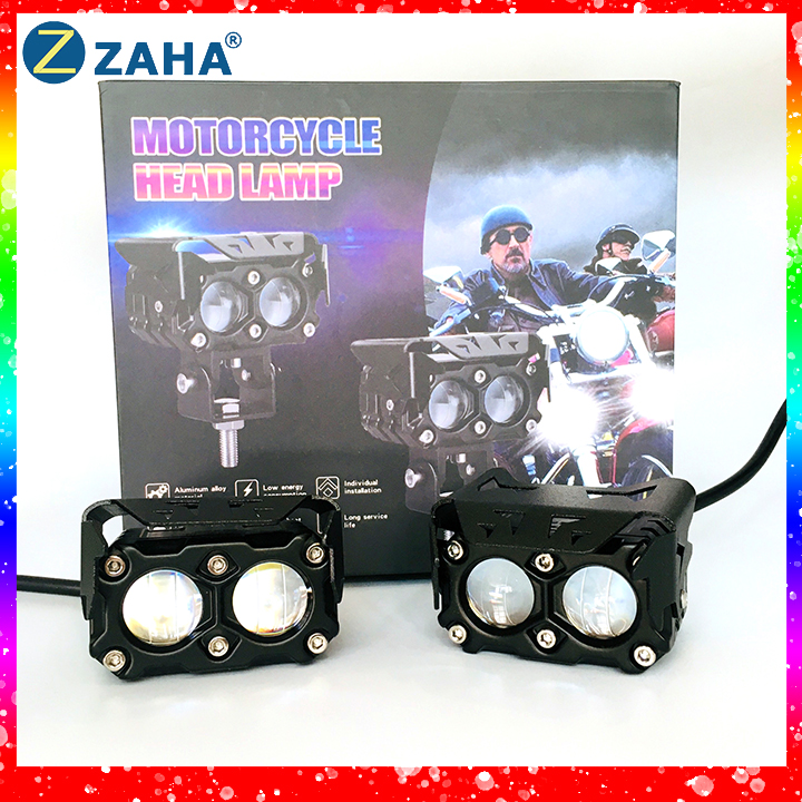 [HCM]Đèn Trợ sáng mini S19  Zaha Cos vàng pha trắng