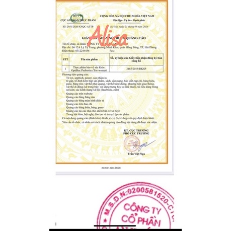 Viên Optibac của ANH - ALISA