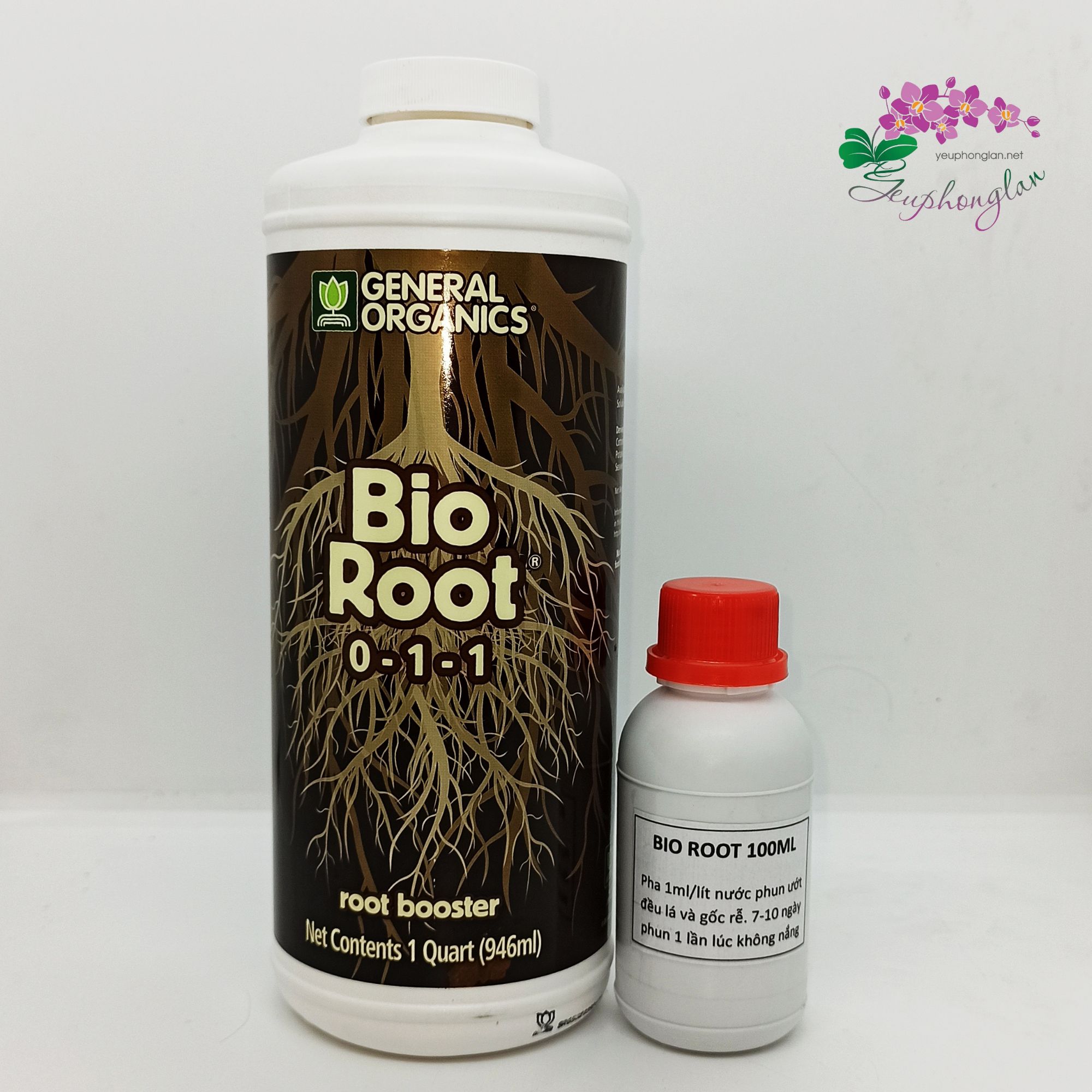 Bio root - Kích rễ hữu cơ Mỹ - 100ml Chiết Chuyên cho Lan và cây kiểng