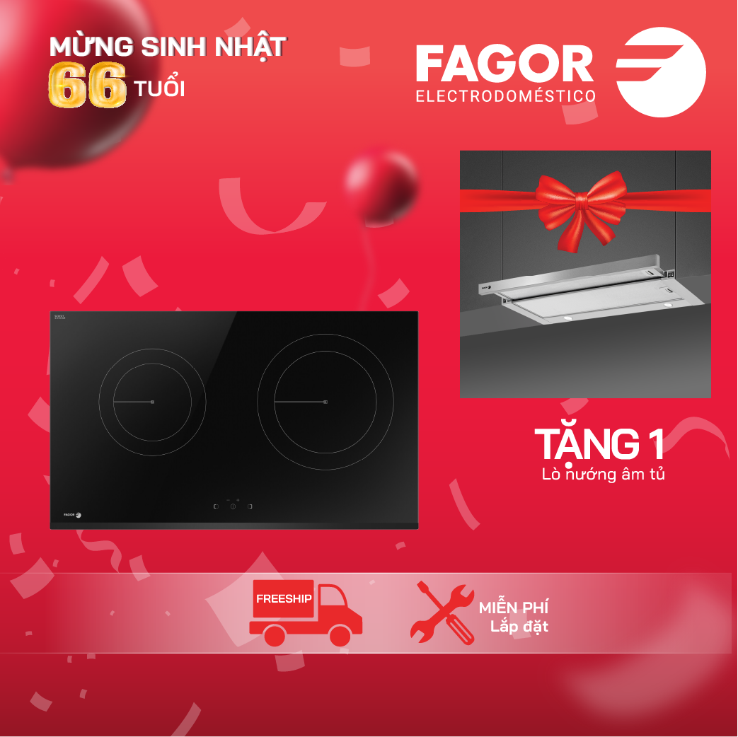 Bếp từ FAGOR 2 vùng nấu 3IF-72A1S