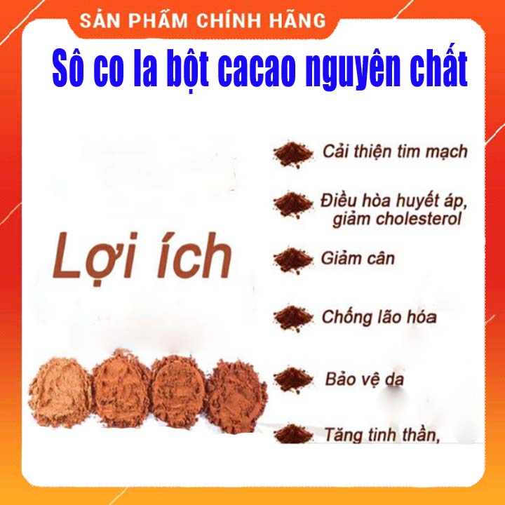Sô cô la Bột ca cao nguyên chất