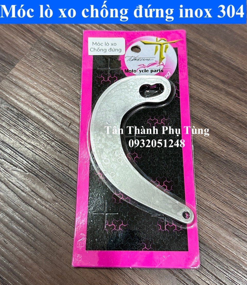 Cần móc lò xo chống đứng Inox 304 Dream, Wave đồchơixe