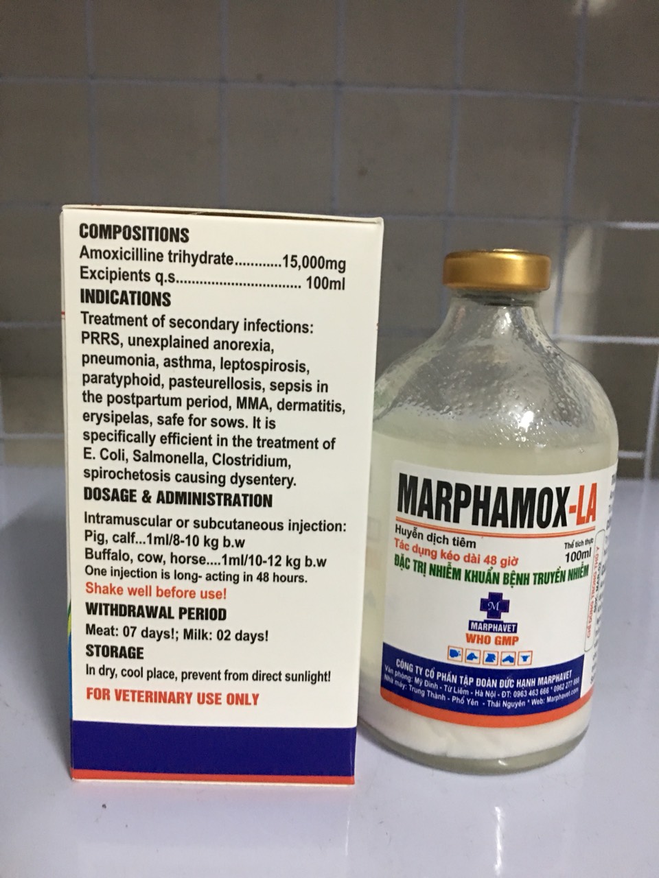 Marphamox chỉ dùng trong thú y (100ml)