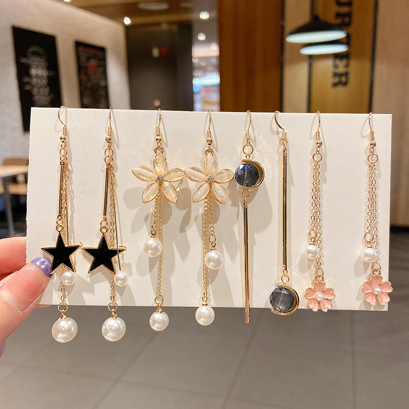 Bộ bông tai Gmsol thời trang cá tính kiểu Hàn Quốc thời trang dành cho nữ Jewelrydream