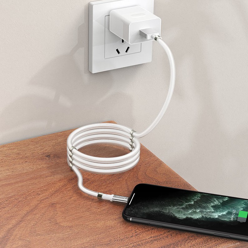 Cáp sạc nhanh iPhone / iPad HOCO U91 USB to Lightning dài 1M