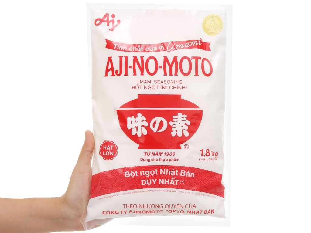 Bột ngọt hạt lớn Ajinomoto gói 1.8kg