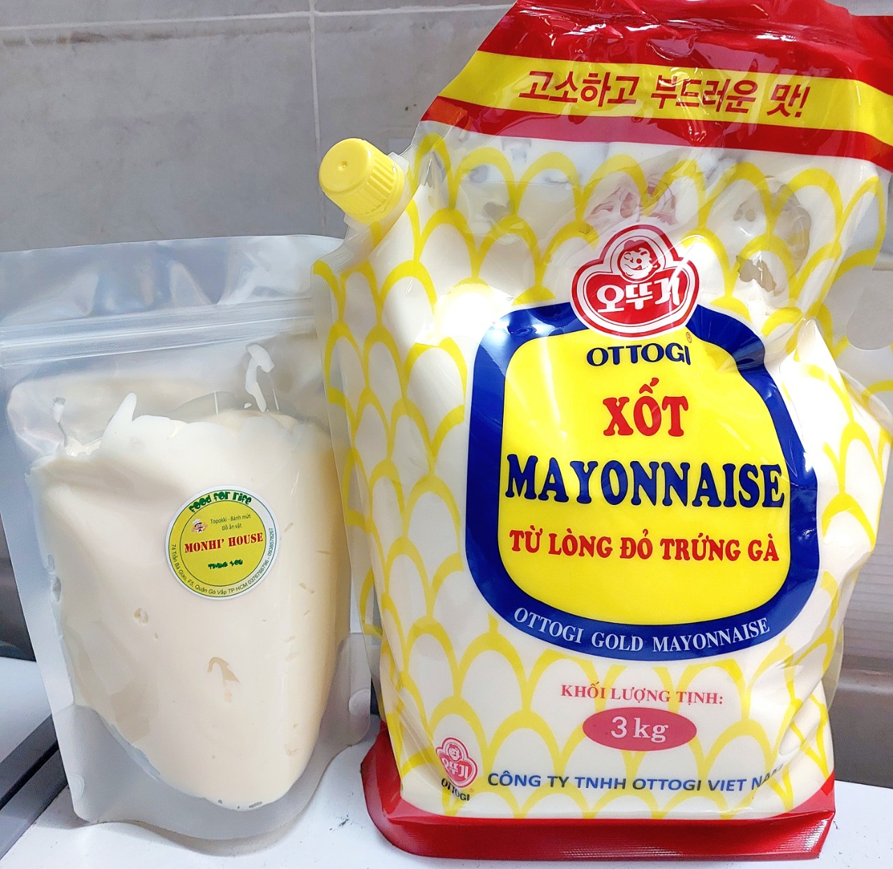 Sốt mayonnaise ottogi 3kg/ 500g/ 1kg