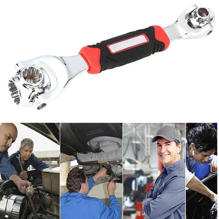 Cờ lê 8 đầu xoay đa năng 48 trong 1