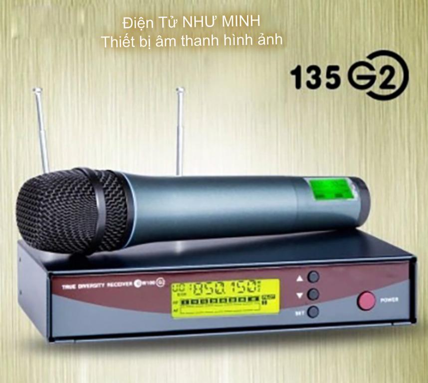 ĐẦU LƯỚI CHỤP MICRO SENNHEISER 135-G2  ĐEN NHIỄN RĂNG NGOÀI