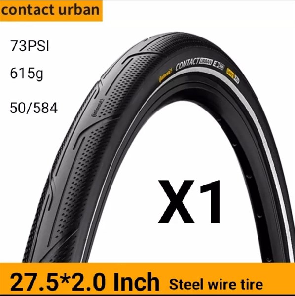 Continental Contact URBAN Bicycle Tires 20"/26"/27.5"/29" x 1.6/1.75/2.0/2.2 700x 40/47c Puncture Resistant Steel Bars For Folding Bikes/City/MTB