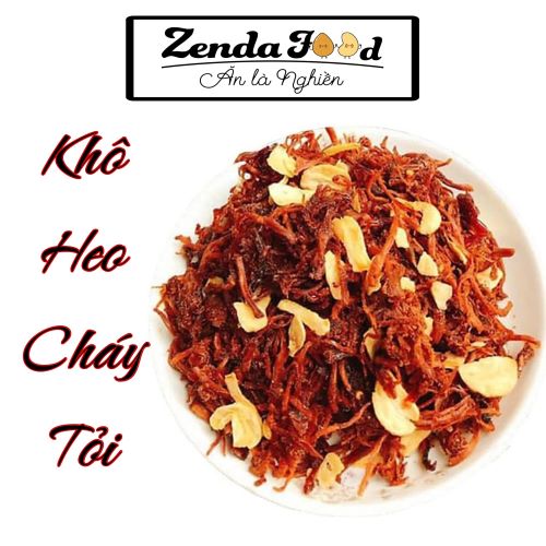 Khô heo cháy tỏi, ăn vặt ZENDAFOOD